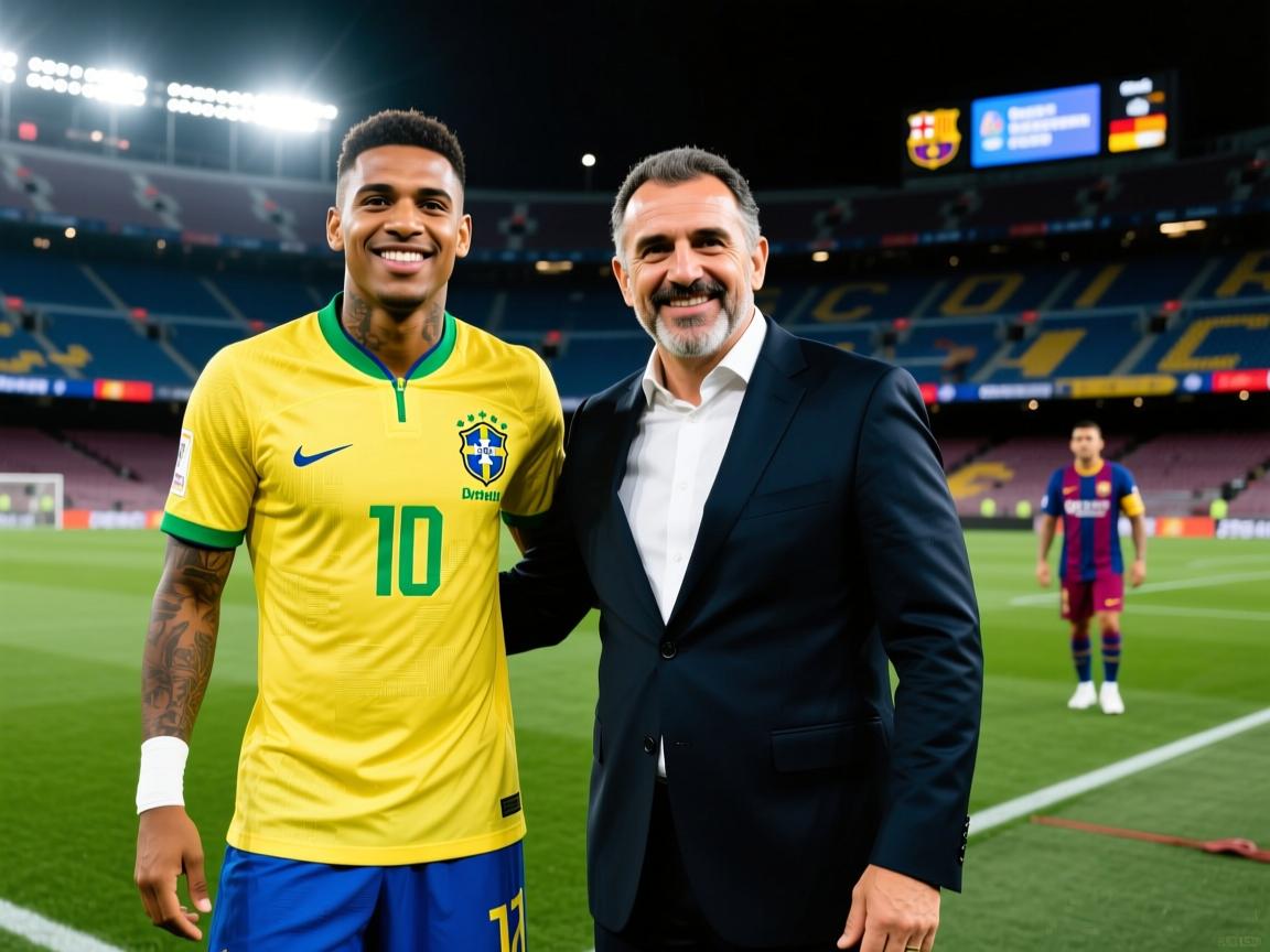 每体：巴西前锋拉扬未和著名经纪人扎哈维续约；巴萨对其有意  第2张